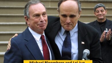 Michael Bloomberg and Lei Jun
