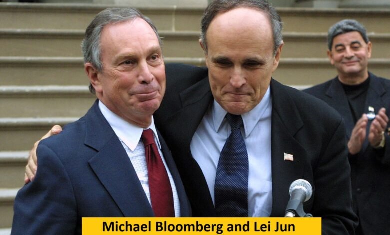 Michael Bloomberg and Lei Jun
