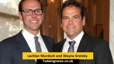 Lachlan Murdoch and Wayne Gretzky