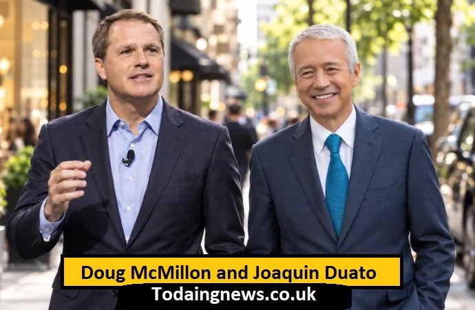 Doug McMillon and Joaquin Duato