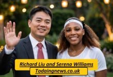 Richard Liu and Serena Williams